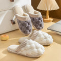 Winter Women Man Ladies Girls Couple  Faux Rabbit Fur Fluffy Plush Home  Warm Indoor Slipper