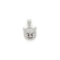 New Arrival Full Rhinestone Bling Pendant Small Evil Demon Design Mexican Chain Gold-Plated Stainless Steel Necklace Main Alloy