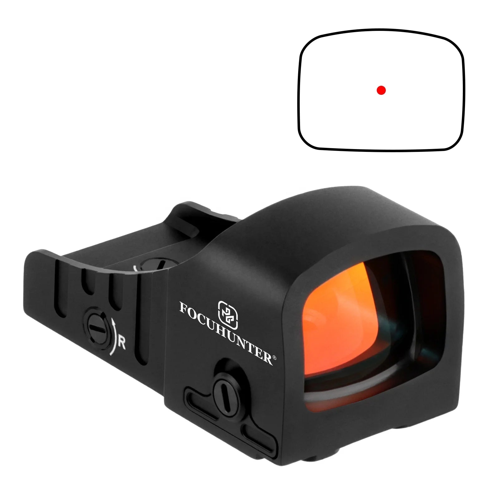 FOCUHUNTER Adapter Free GK MOS Lower 1/3 Co-Witness Shake Awake Red Dot Waterproof 1X21mm Shockproof 1500G Reflex Red Dot Sight