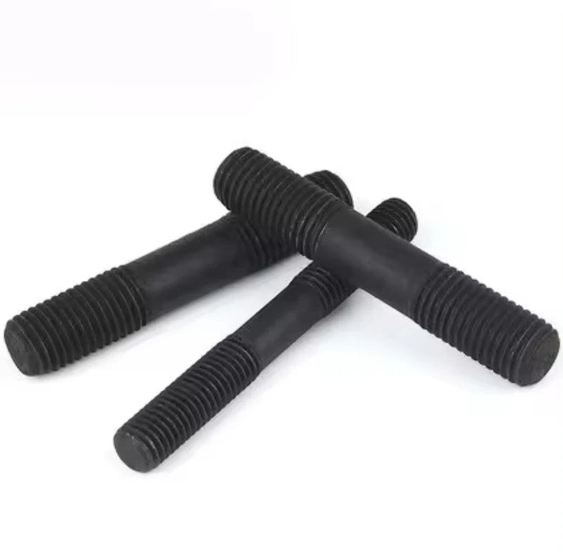 M10 M20 Black Zinc Stud Bolt Metric Double Ended Stud Bolts High Tensile Double End Threaded Stud Bolts