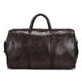 Private Label Vintage Mens Pu Leather Large Gym Bag Duffle Stylish Simple Brown Designer Vintage Style
