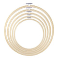 Hot Sale Carved Bamboo Embroidery Hoop Frame Natural Bamboo Cross Stitch Frame Eco-Friendly Angel Style Embroidery Hoop