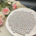 7-8mm White Pearl Natural Freshwater Round Real Loose Beads AAA Quality Third Party Certified for Jewelry Making