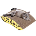 2025 New Design Pet Supplier Crazy Pet Cat Interactive Toy Cardboard Corrugated Cat Scratcher Toy