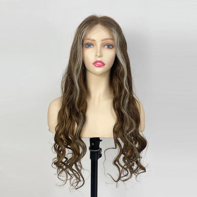 HJ  13x6 HD Swiss Lace Frontal Wigs 200% Density Straight Wave 100% Brazilian Human Hair