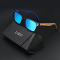 Customized Vintage Hand Polished Polarized Sunglasses Men Womens Round Wooden Bamboo Hot Sale Wood Sunglasses for Unisex 2026
