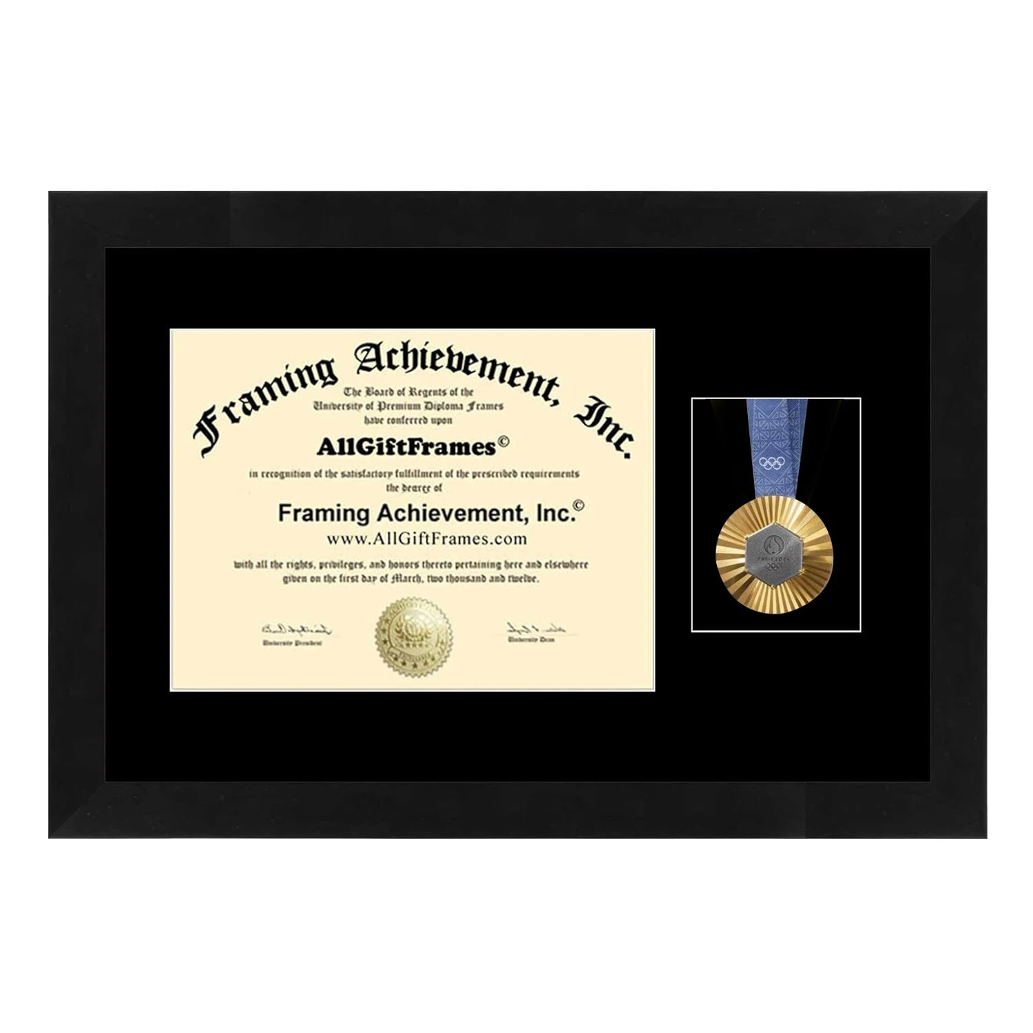 Graduation Photo Frames High-Quality Certificate Frame Souvenir  Medal Hanger Display Certificate Holder Diploma Frame