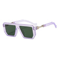 JH22061 Flat Top Eyewear Unisex Matte Frame Shades Anti-uv Sun Glasses Fashion Trendy Rectangle Sunglasses square Eyeglasses