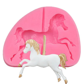 HY DIY Trojan Horse Shape Silicone Candy Chocolate Fondant Mold