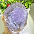 Factory Price  Natural Gemstone Crystal Cluster Amethyst Nine Tailed fox Cluster Carving