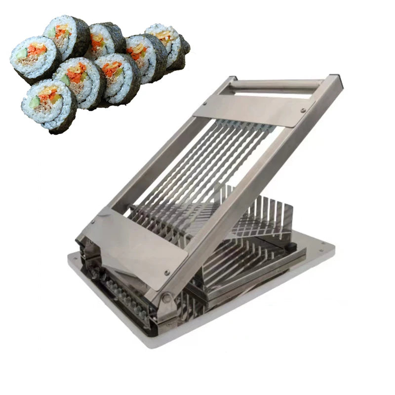 Stainless Steel Manual Sushi Roll Cutter Sushi Maker Machine Sushi Cutting Tool