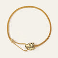 Vintage Hip Hop Jewelry Bright Drip Leopard Head Pendant Zirconia Pendant Necklace Brass Necklace