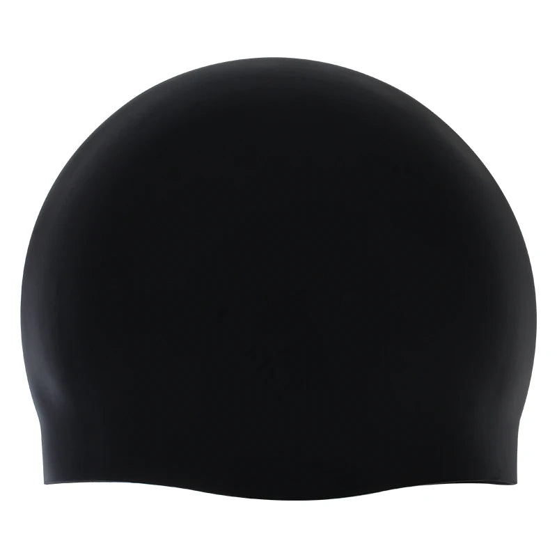 Low MOQ 50g Flat Silicone Swim Cap Customizable Flag Style for Kids and Adults Dreadlocks Swim Cap