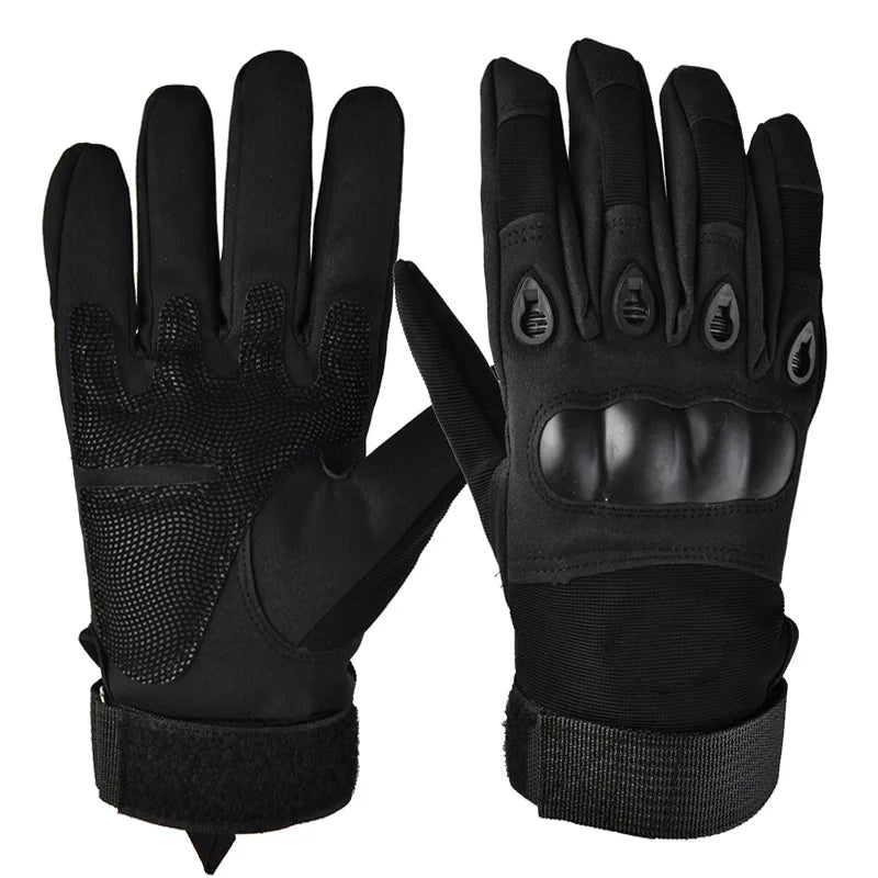 Factory Price Half and Full-Finger Tactical Sport Gloves Breathable Motorcycle Leather Knuckle for Camping Motorbike Enhanced