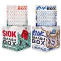 Custom  Clear Acrylic Piggy Bank Budget Planners $10k Cash Savings Box DIY Money Saving Box for Adults