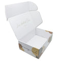 Custom logo Bubble Sticker Cartoon Pictures Self Design Hot Stamping Gold Foiling Glossy Matt Corrugated Box