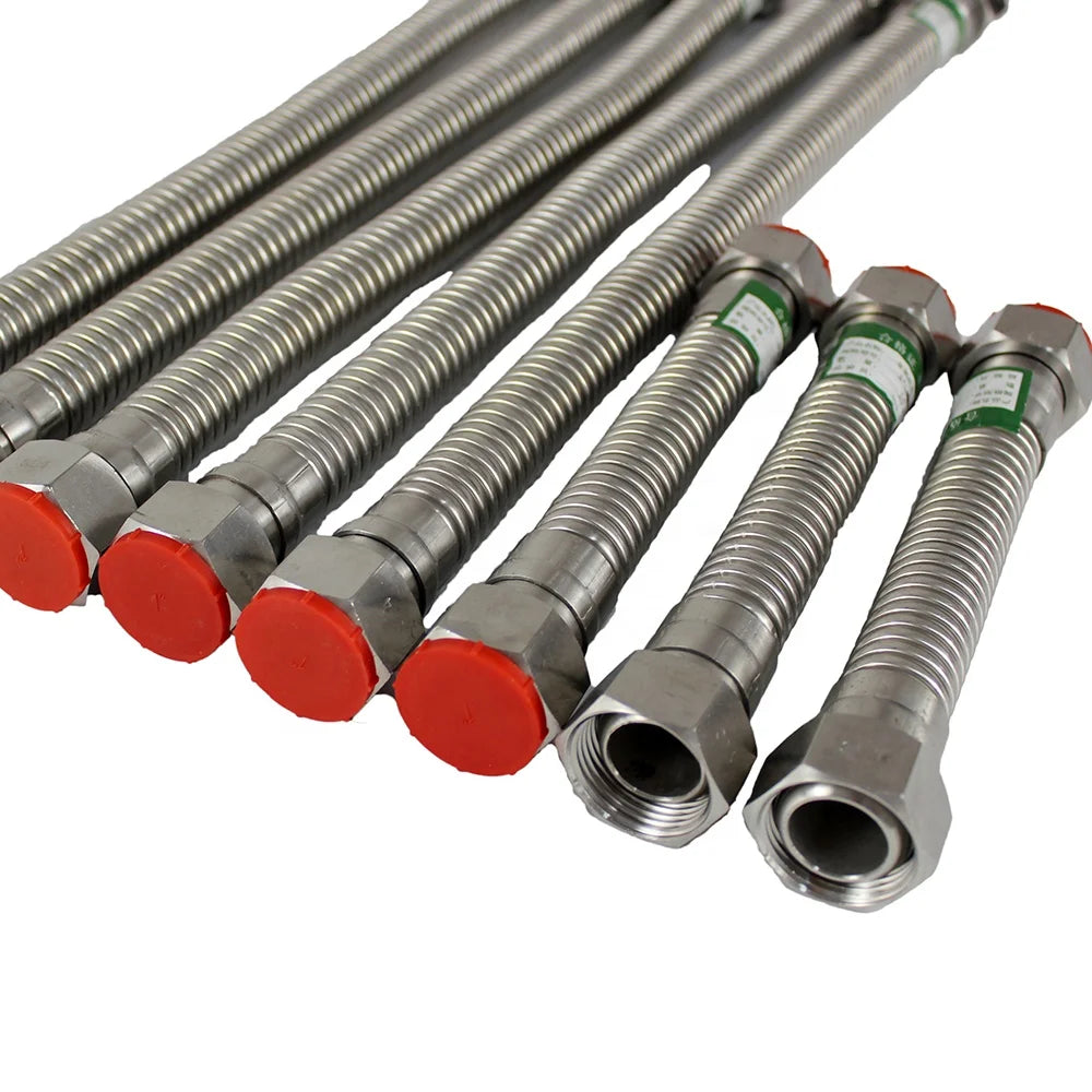 Modern Design LKESS LKE00682 SUS304 Stainless Steel Flexible Braided Water Hose for Hotel Use with 1 Year Warranty