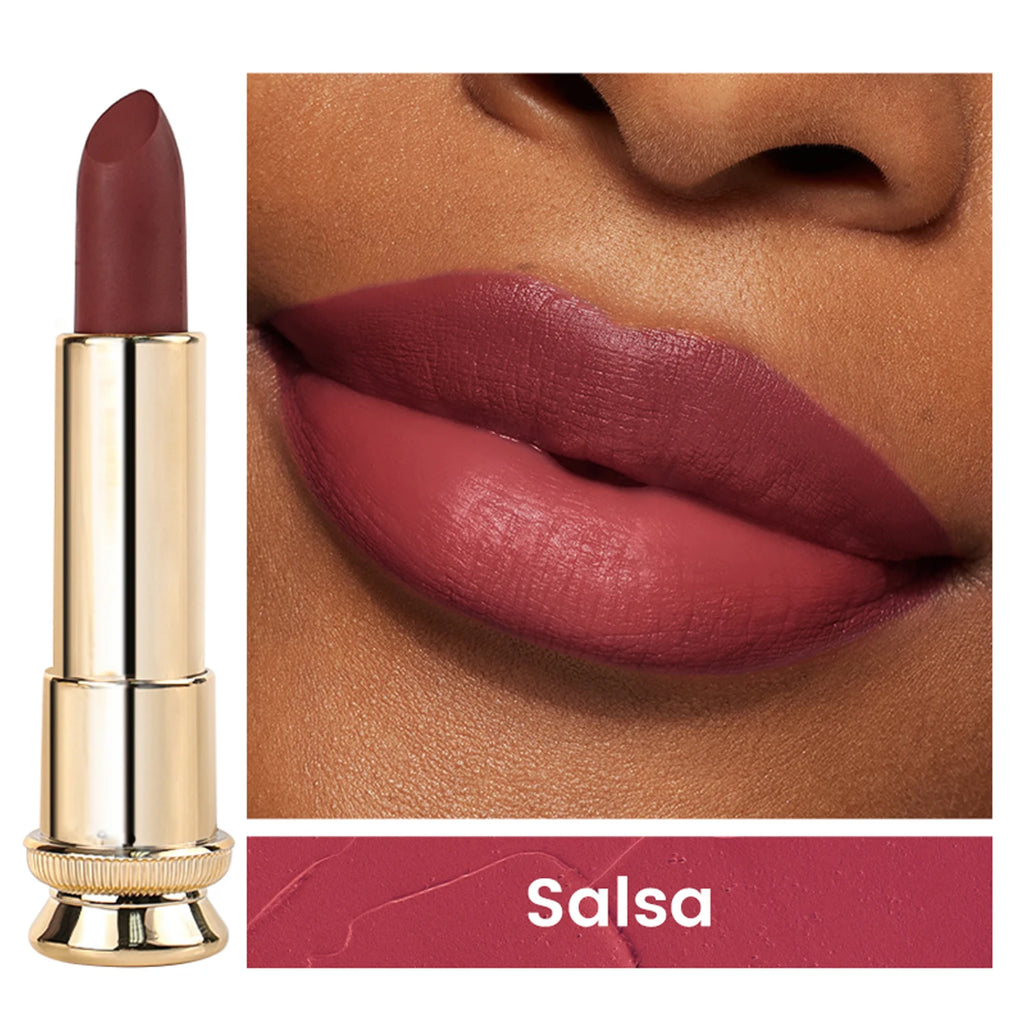 New Design Vegan Matte Lipstick Hot Selling Waterproof Lipstick Custom Logo Available