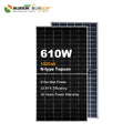 Bluesun Bifacial 610W 630W Solar Panel Cheap China Mono 550 Watts 600W Paneles Solares Price for Home Electricity