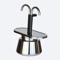 Z Wholesale 2 Cups Moka Pot Set Fire Induction Portable Antique Espresso Stainless Steel Coffee Maker Commercial B22-200