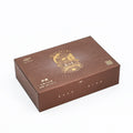 Soy Ink Customized Luxury Brand Magnetic Coffee Tea Cup Set Packaging Box with Portable Embossing Sponge Lining for Bakhoor