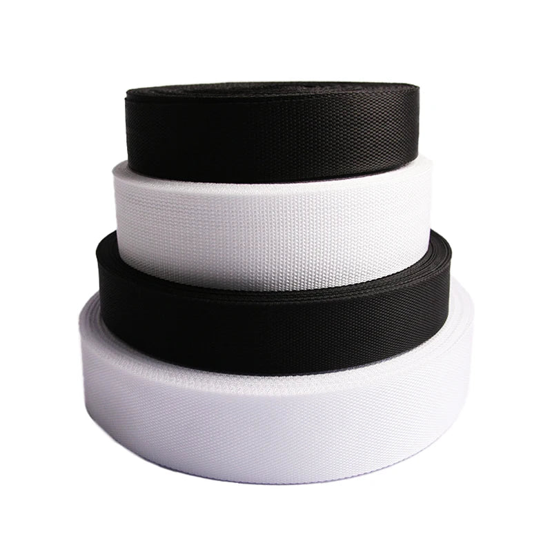 RTS Wholesale HB 2 Inch Twill Woven PP Webbing 50mm Wide Eco-friendly Non-elastic Solid Color Bags Home Textiles