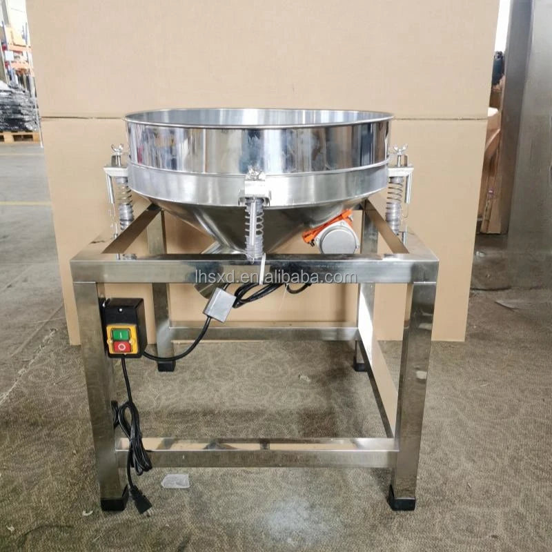 Stainless Steel Electric Vibrating Screen Plastic Powder Food Vibrating Screen Flour Sieving Machine