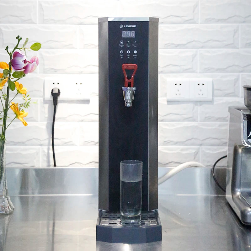 15L Freestanding Electric Stainless Steel Automatic Hot/Cold Drink Water Dispenser LED Display 3000W Power for Commercial Hotel