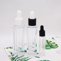 0.5 oz 15 ml 30ml Glass square Dropper Bottle 100ml for Serum