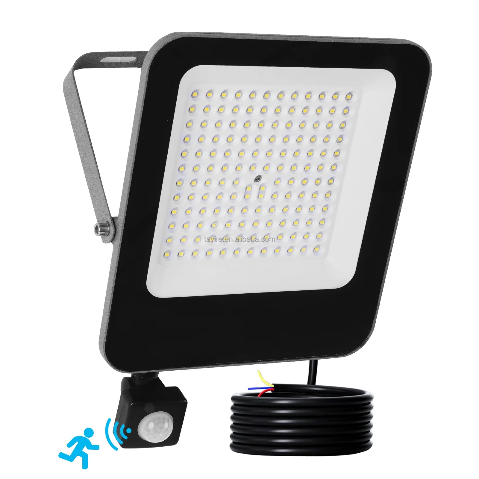 Motion Sensor LED Floodlight PIR 50W 100W IP67 Outdoor Radar Sensor Spotlight Infrared Induction for Porch Garage Backyard