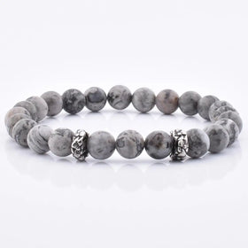 Lucky Beads Stainless Steel Charm Cheap Crystal Bead Bracelet for Lover Women