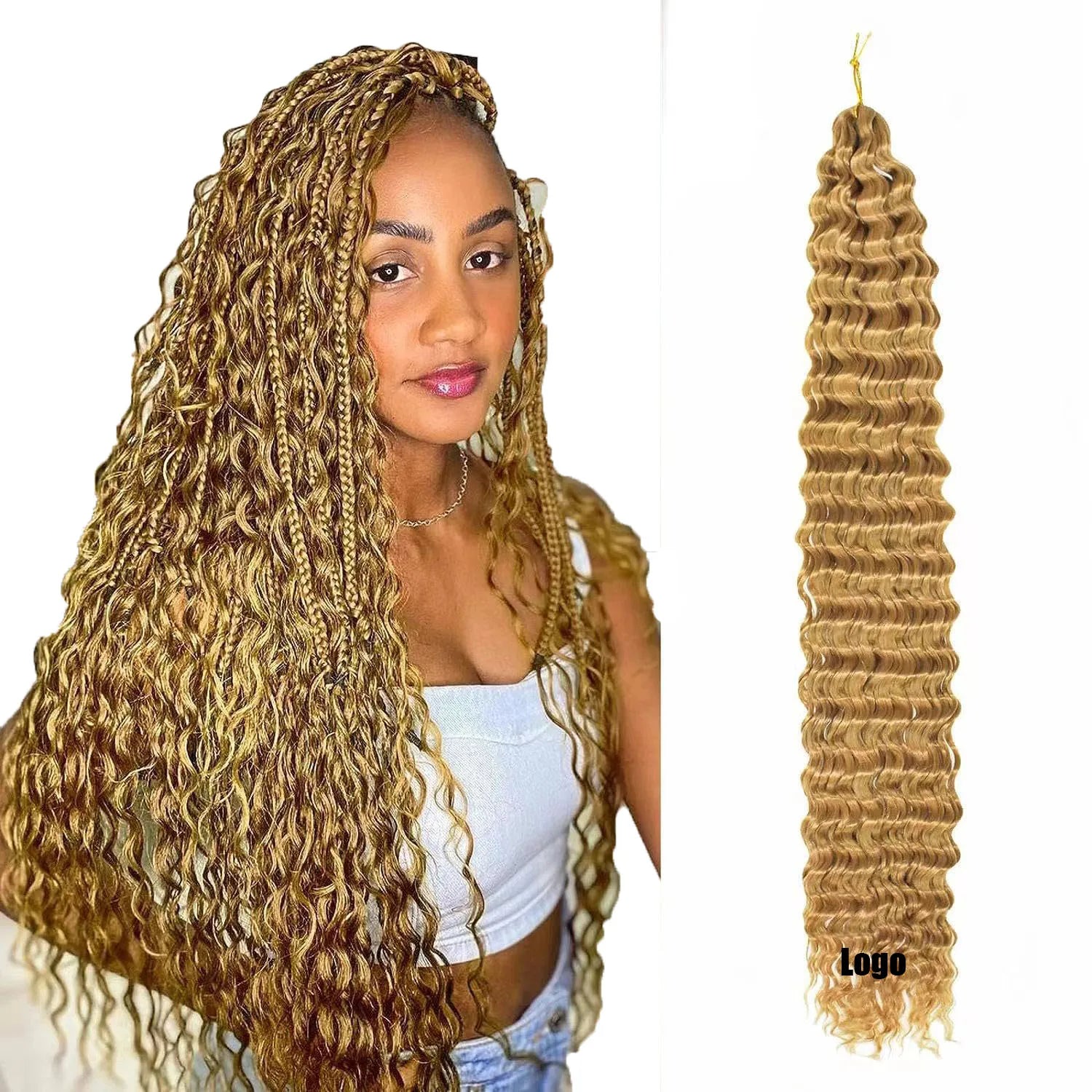 Wholesale Fashionable 32-inch Depth Curly Multi-color Braided Style Wigs in Hot Sale in Africa