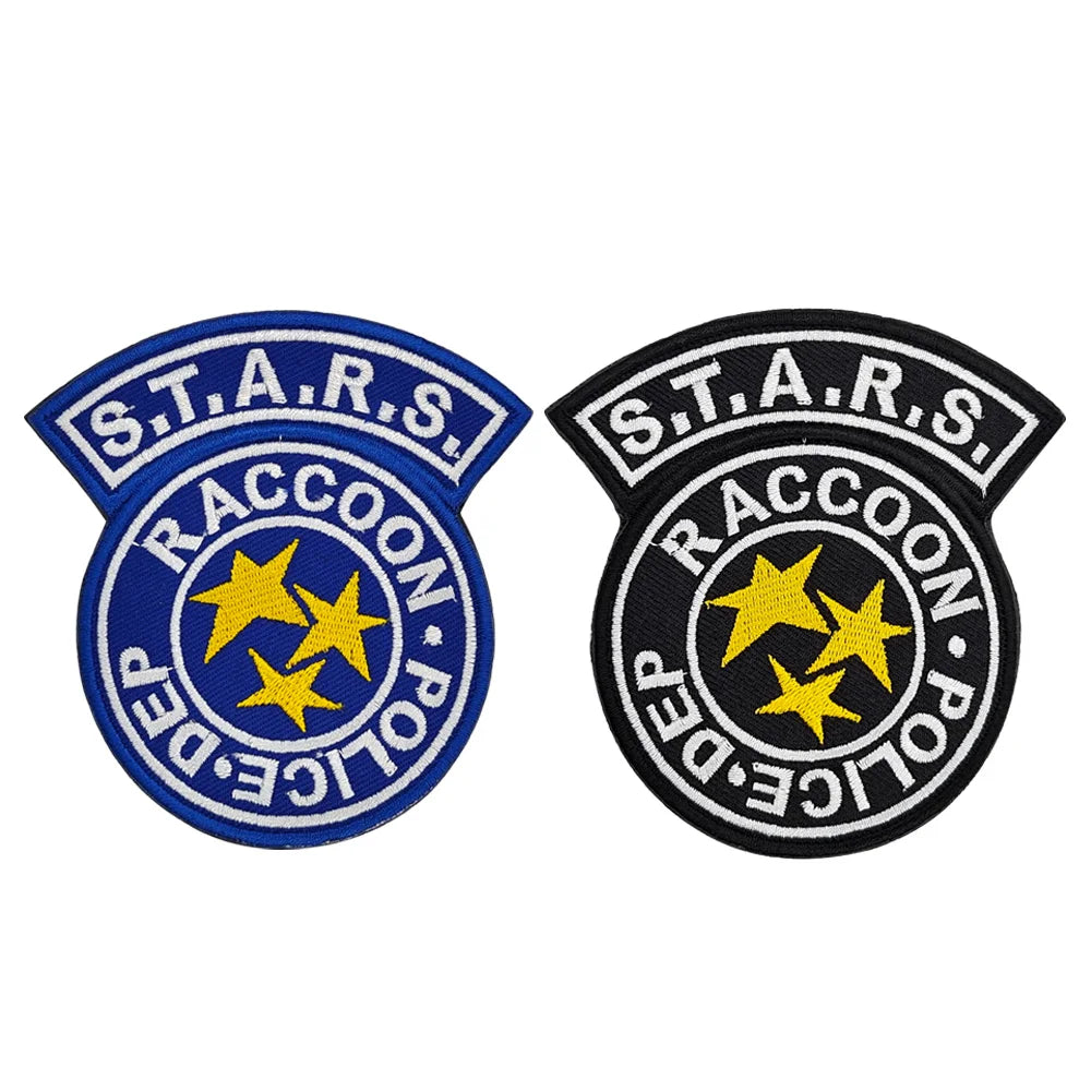 Embroidery Patch  S.T.A.R.S. Raccoon Garment Patch Iron-On