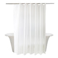 Factory Price 280x200CM White Shower Curtains Liner Waterproof Thicken Bath Curtain Solid Polyester Home Bathroom Accessories
