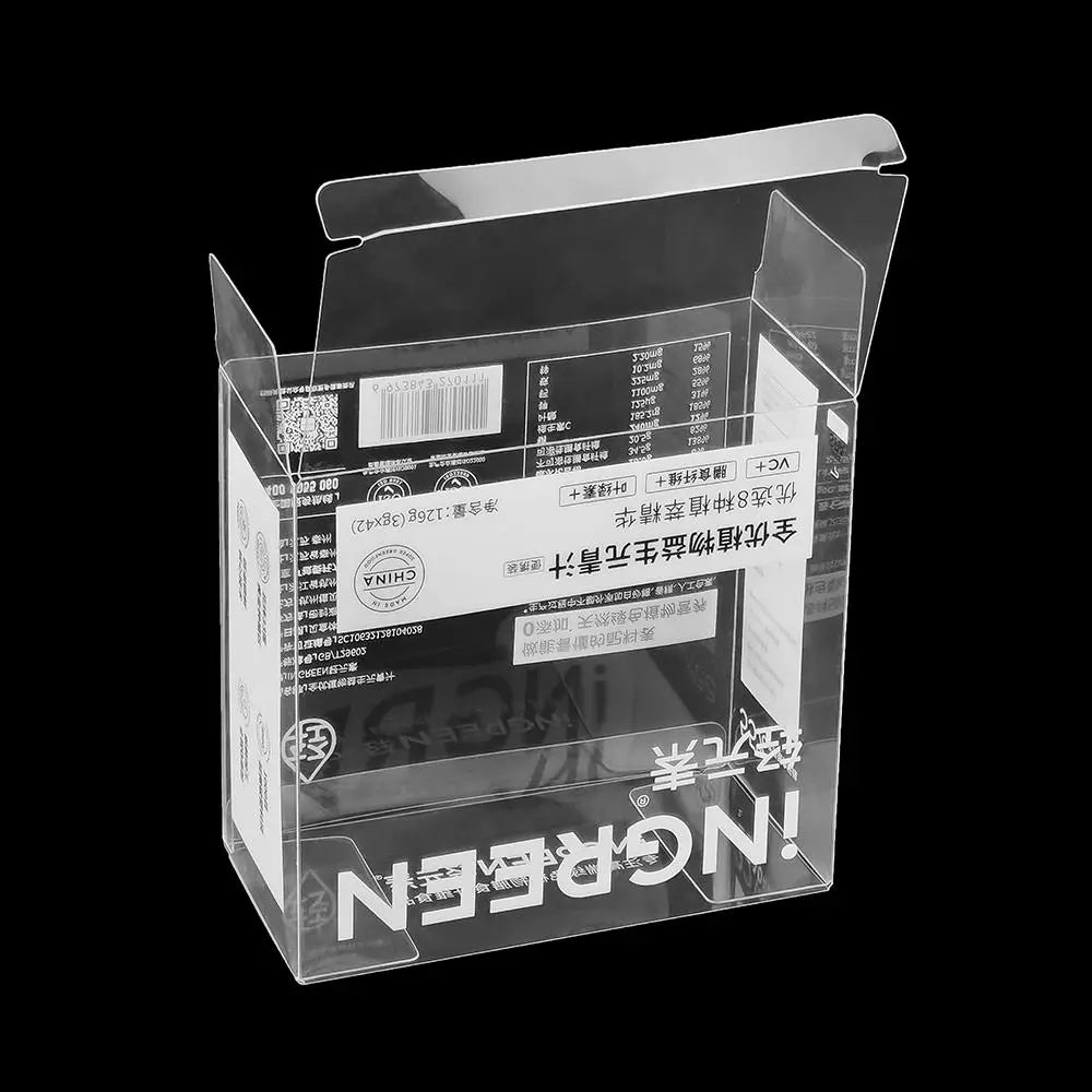 Custom New Design Small Clear PVC PET PP Plastic Cosmetic Food Packaging Box