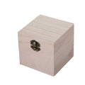 Natural Cheap Paulownia Wood Flip Open Storage Gift Packing Wooden Box square Wooden Box with Lid