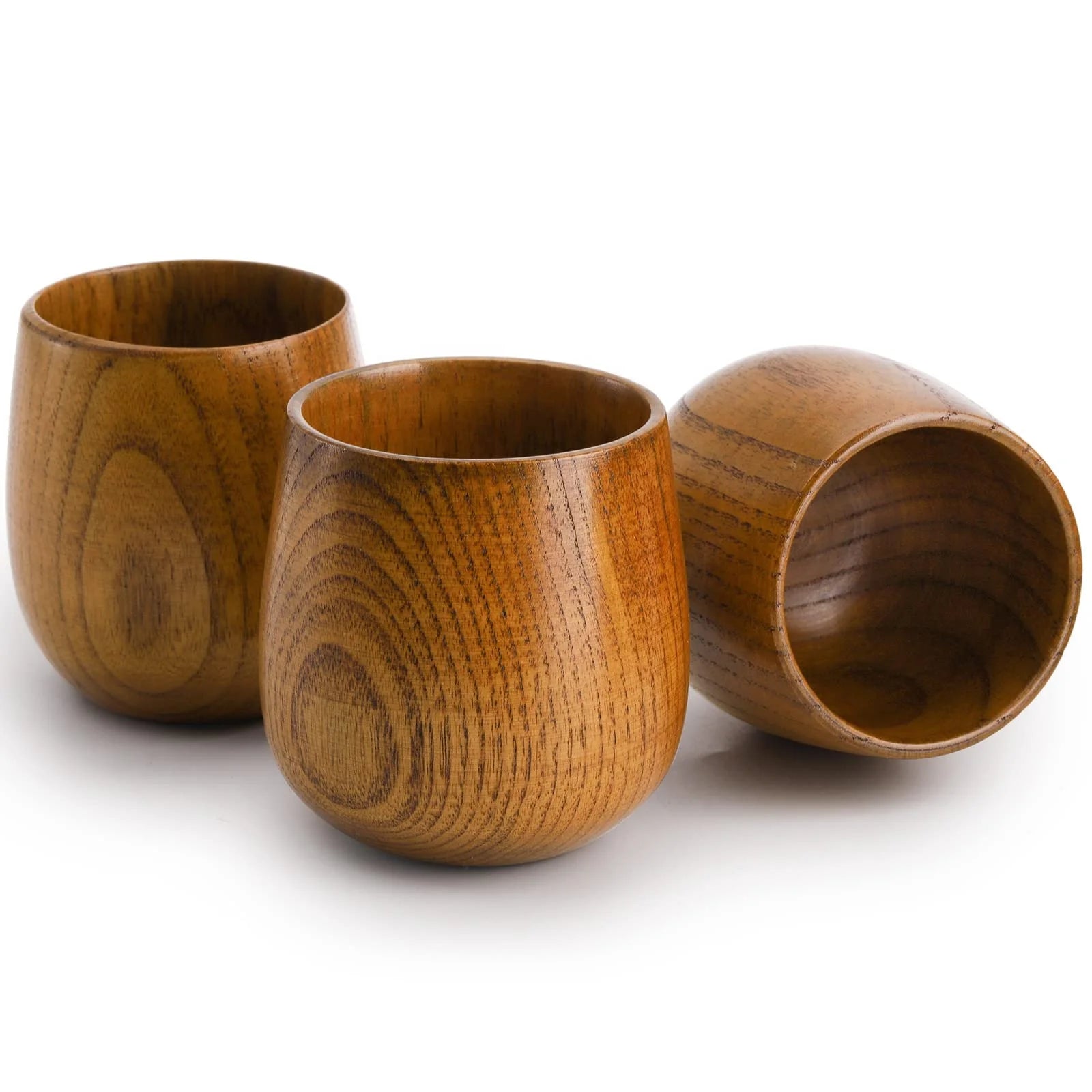 Handmade Wooden Coffee Mug Wood Outdoor Mug Wooden Cup Coffee Mugs Eco-Friendly Wooden Coffee Mug for Camping Use