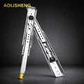 AOLISHENG Modern Heavy Duty Locking Drawer Slides Full Extension Ball Bearing Side Mount for Kitchen & Hotel Use