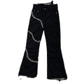 DENIMGUYS Fashion Denim Streetwear Jeans Custom Waist Ripped Distressed Men Flared Jeans Pants