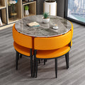 CH Furniture Simple Space-saving Parlour Reception Negotiation Small Round Table and Chairs Set