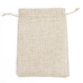 Natural Coarse Linen  Jute Hessian Small Wedding Gift Jute Drawstring  Perfume Jewelry Gift Package Calico Bags Personalised