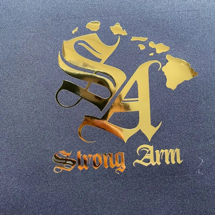 Pu logo Metallic Silver Gold Heat Transfer Vinyl for T-shirt Printing