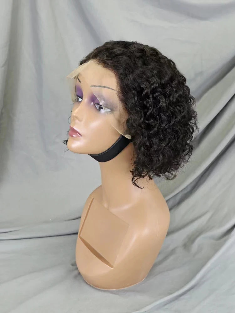 Wholesale Peruvian Bob Wig Lace Front Human Hair Glueless  13x4 Cheap Lace Front Bob Wig