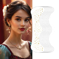 ODM New Trend Gold Freckles Temporary Tattoo Sticker Waterproof Makeup for Women and Girls Metallic Golden Foil Design
