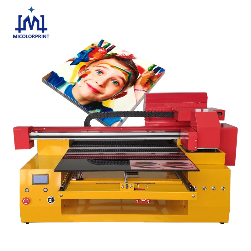 Micolorprint 3350 UV Flatbed Printer CMYK Varnish Printer 6090 Printer