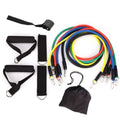Wholesale Latex TPE Resistance Bands Set 11 Piece Resistance Band Home Gym Workout Resistance Band Set