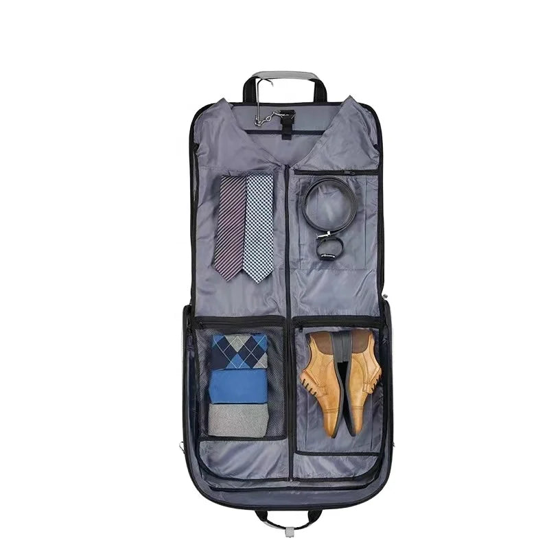 Travel Men's Fashionable Oxford Suit Garment Storage Bag with Zippers Dirty Resistant & Wrinkle-Free Portable Clothes Packaging