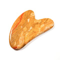 Huiying Hot Selling Natural Jade Board Heart Gua Sha Scraping Tools Mookaite jasper
