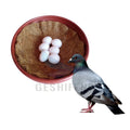 GSF Wholesale Pigeon Plastic Breeding Nest 22.5cm Bird Parrot Canary Racing Accessories