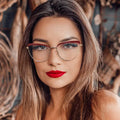 FDY95557 2024 UV400 Cat Eye Eyewear Optical Glasses Frame Blue Light Blocking Fashion Eyeglasses for Women